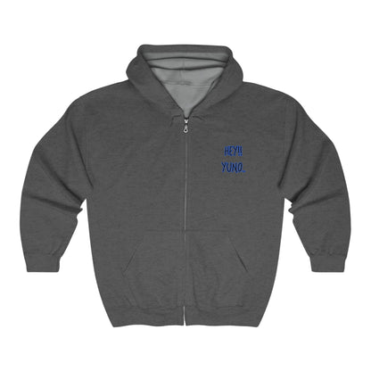 Hey Yuno! Full Zip Hooded Sweatshirt