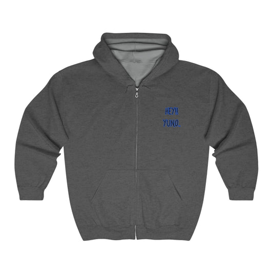 Hey Yuno! Full Zip Hooded Sweatshirt