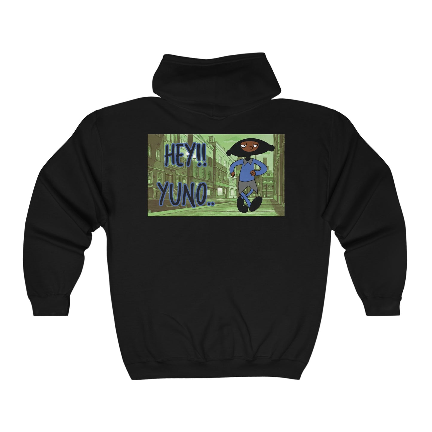 Hey Yuno! Full Zip Hooded Sweatshirt